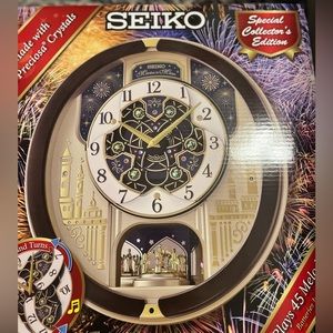 Seiko Melodies In Motion 2023 MusicalWall Clock, Limited Edition